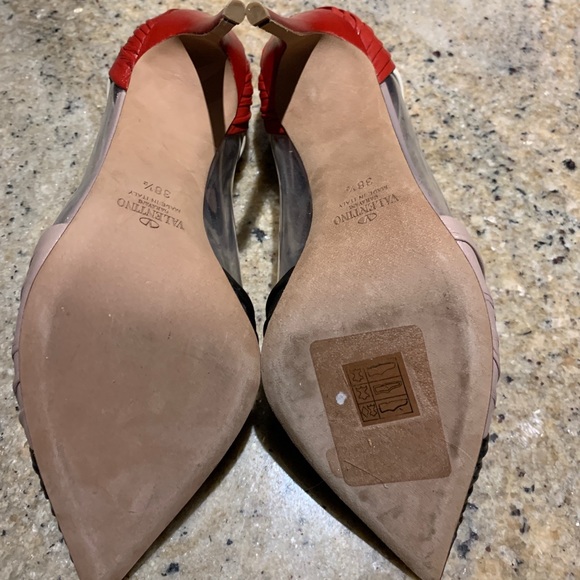 Valentino tricoloured PVC stilettos - Picture 5 of 5